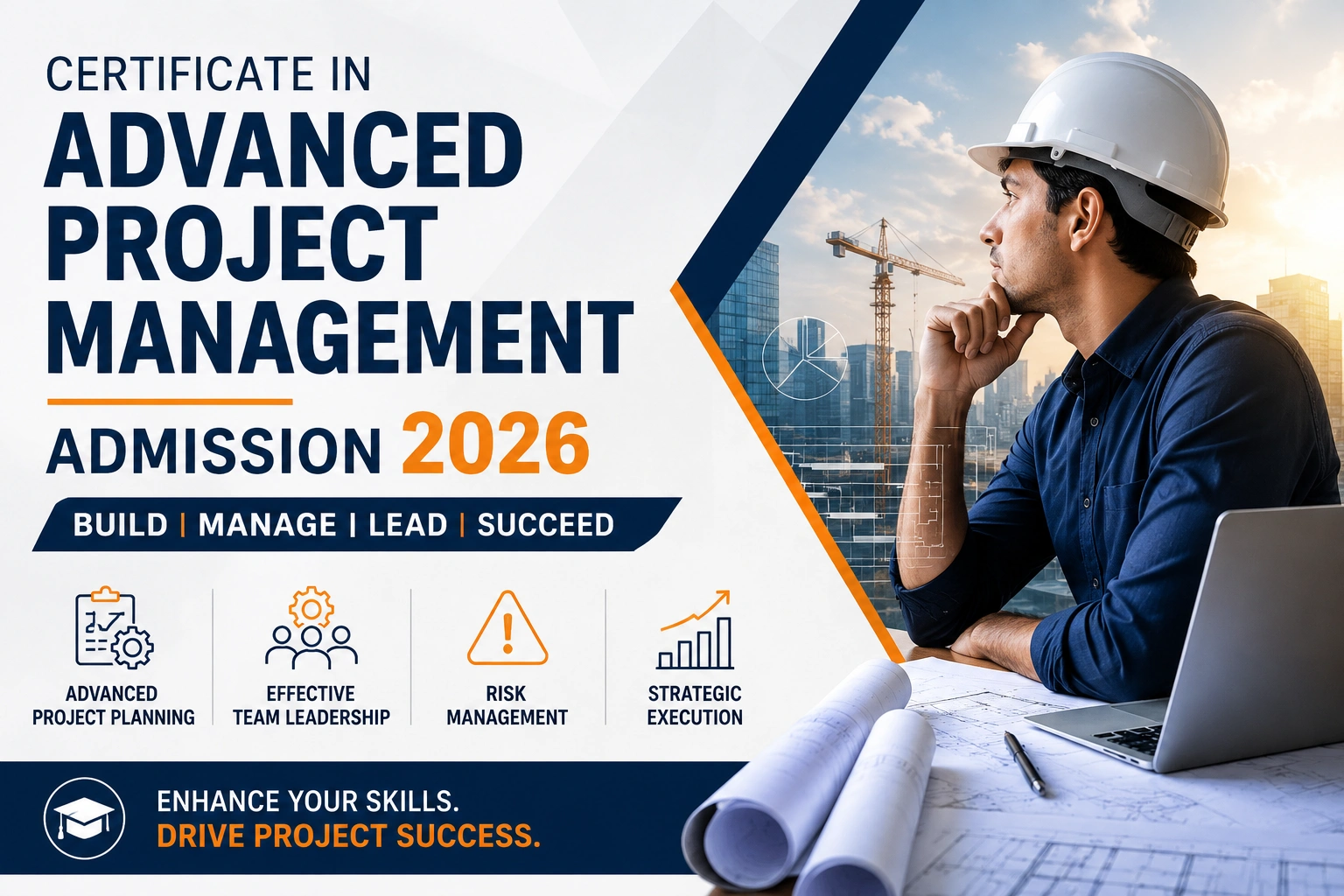 Certificate in Advanced Project Management Admission 2026