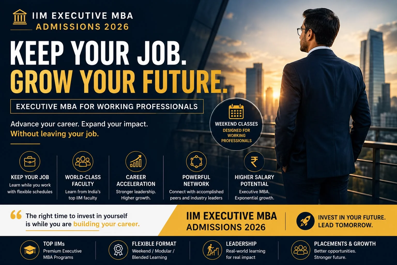 Executive MBA Admission 2026
