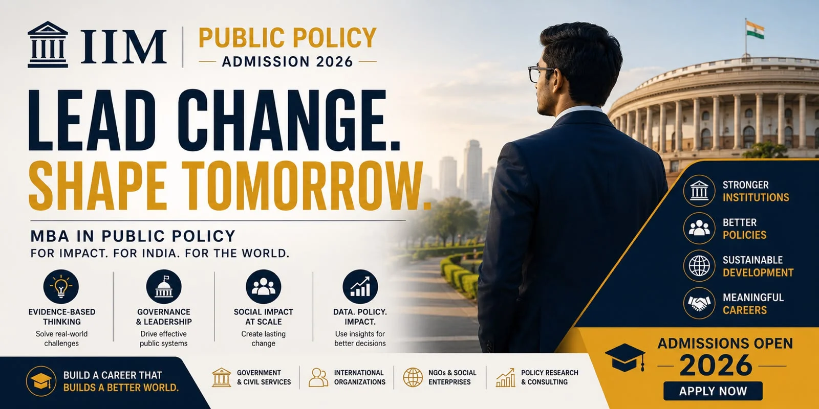 PGP in Public Policy and Governance Admission 2026